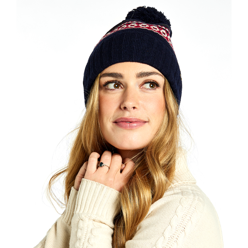 Dubarry Kilcormac Knitted Hat Navy