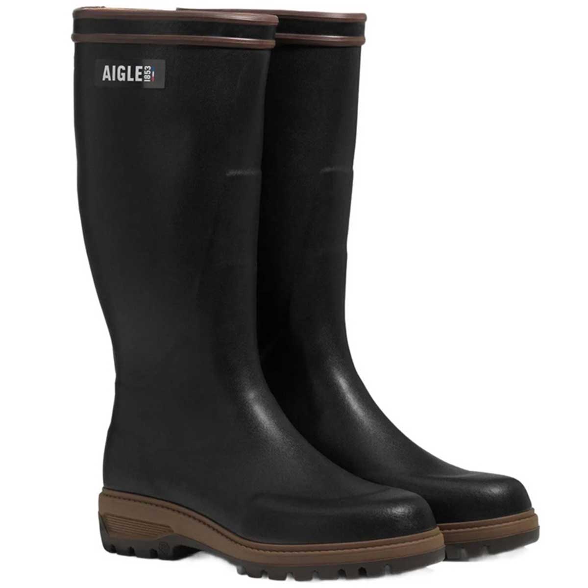 Aigle Parcours 3 Enduro Slim Women's Wellington Boots - Black
