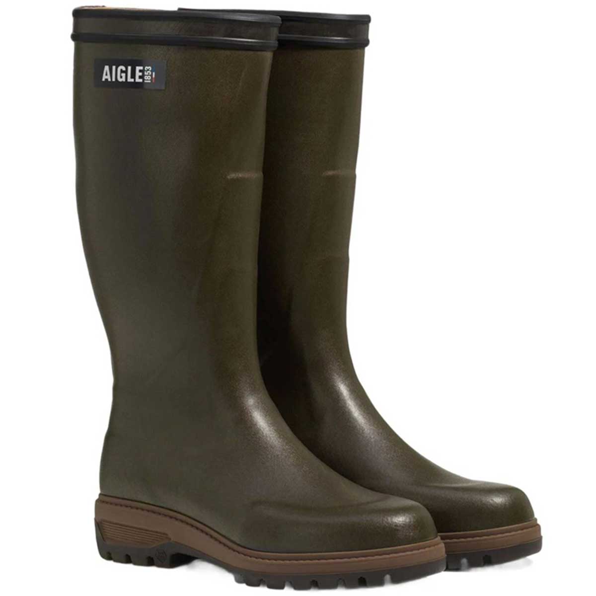 Aigle Parcours 3 Enduro Slim Women's Wellington Boots - Olive