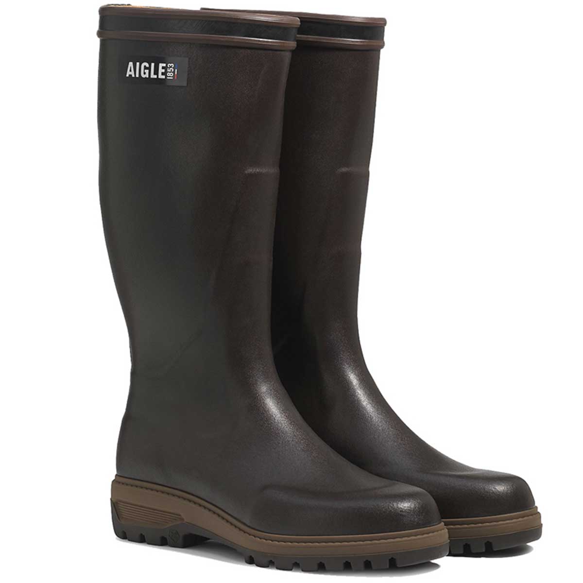 Aigle Parcours 3 Enduro Wellington Boots - Brown