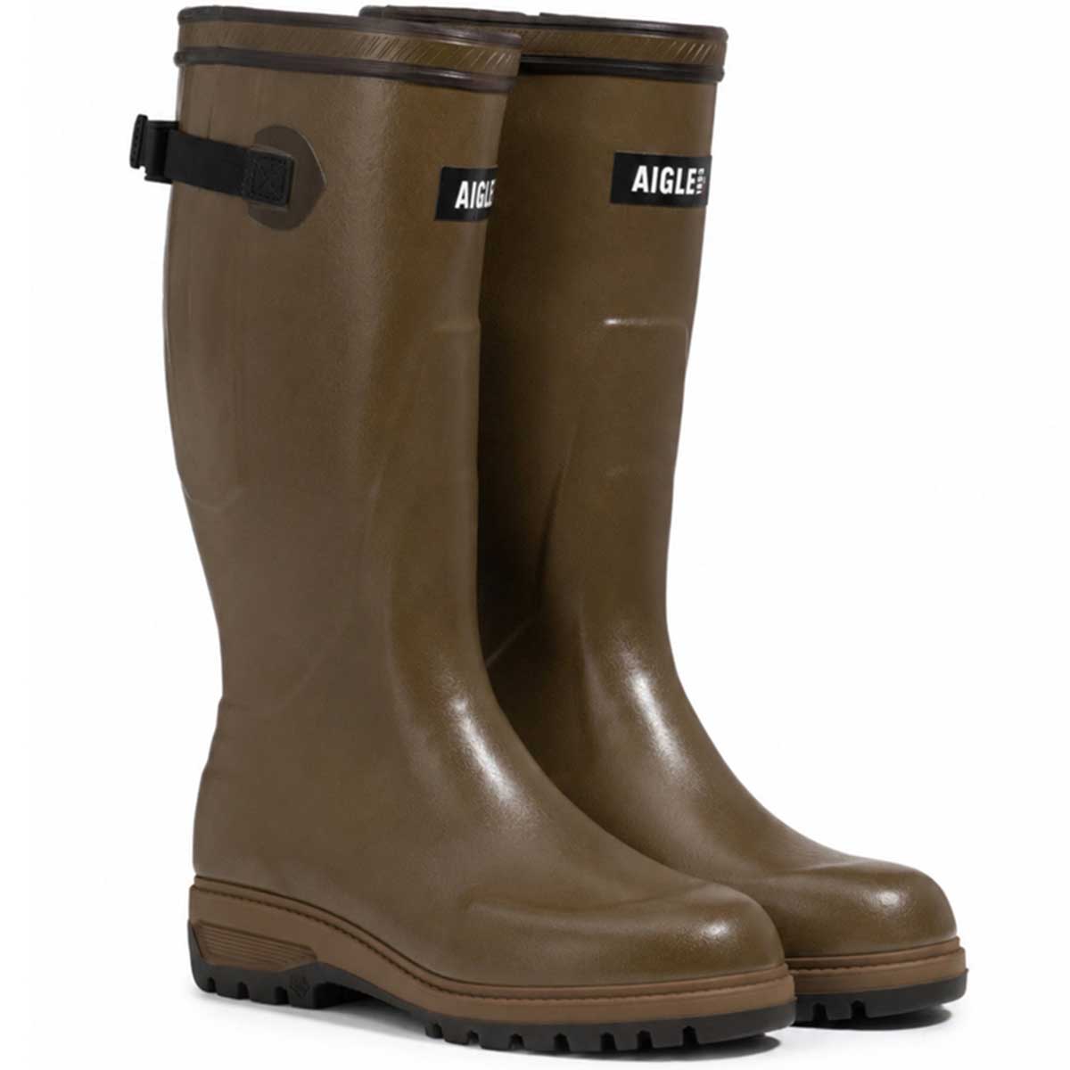 Aigle Parcours 3 Neomesh Wellington Boots - Olive