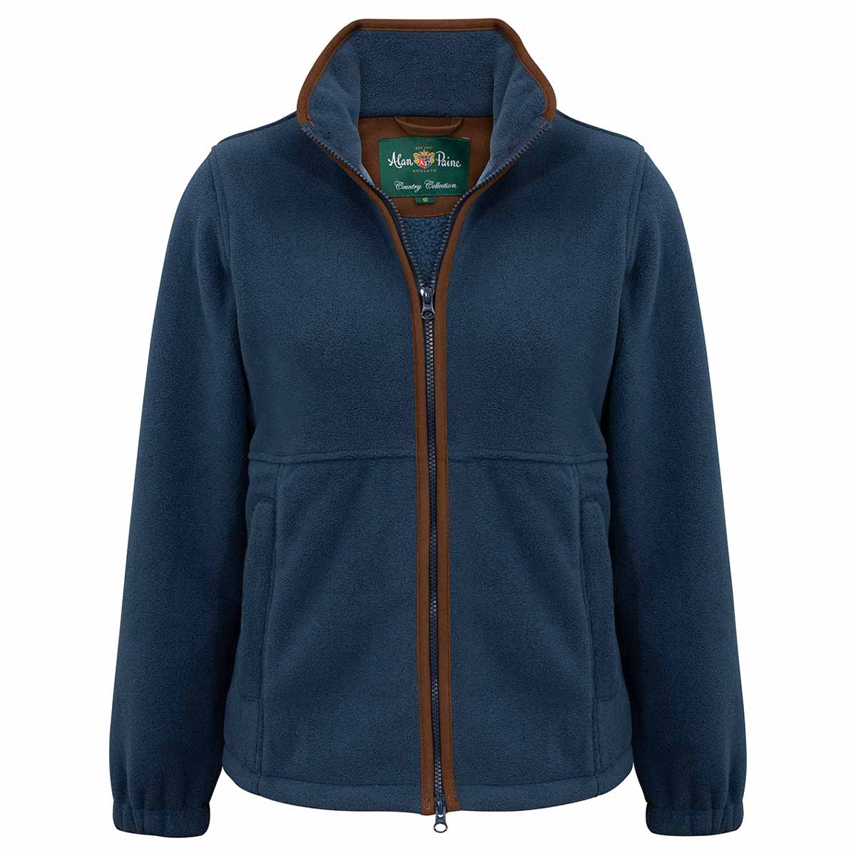 Alan Paine Aylsham Ladies Fleece Jacket - Blue Steel