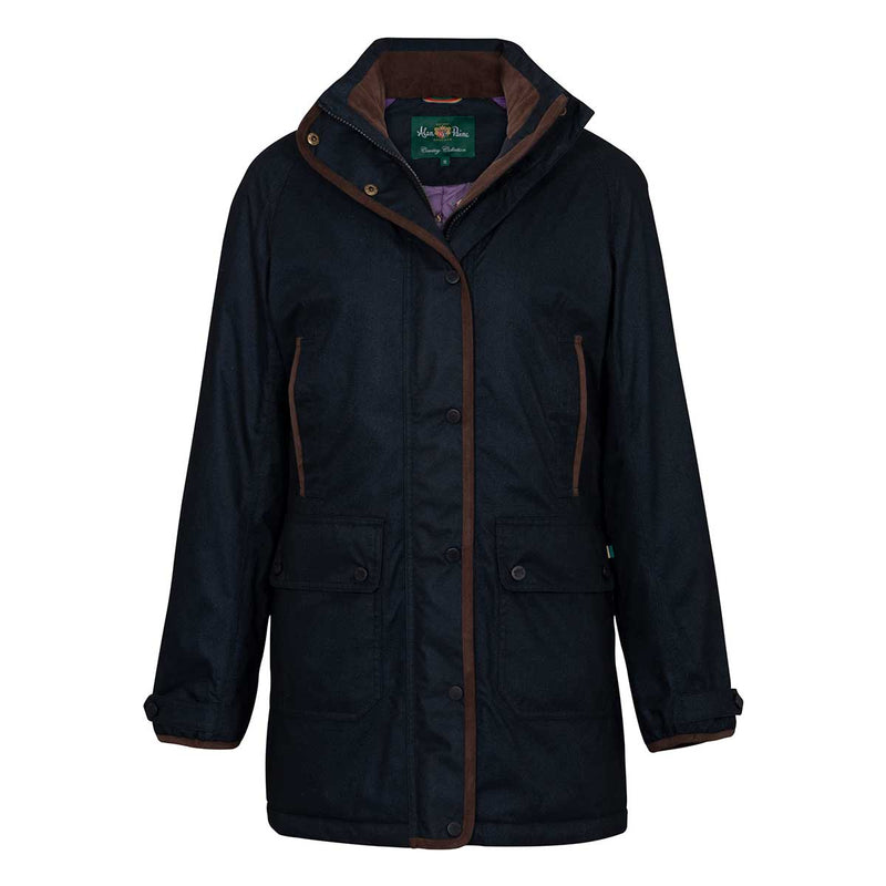Alan Paine Fernley Ladies Long Coat Navy