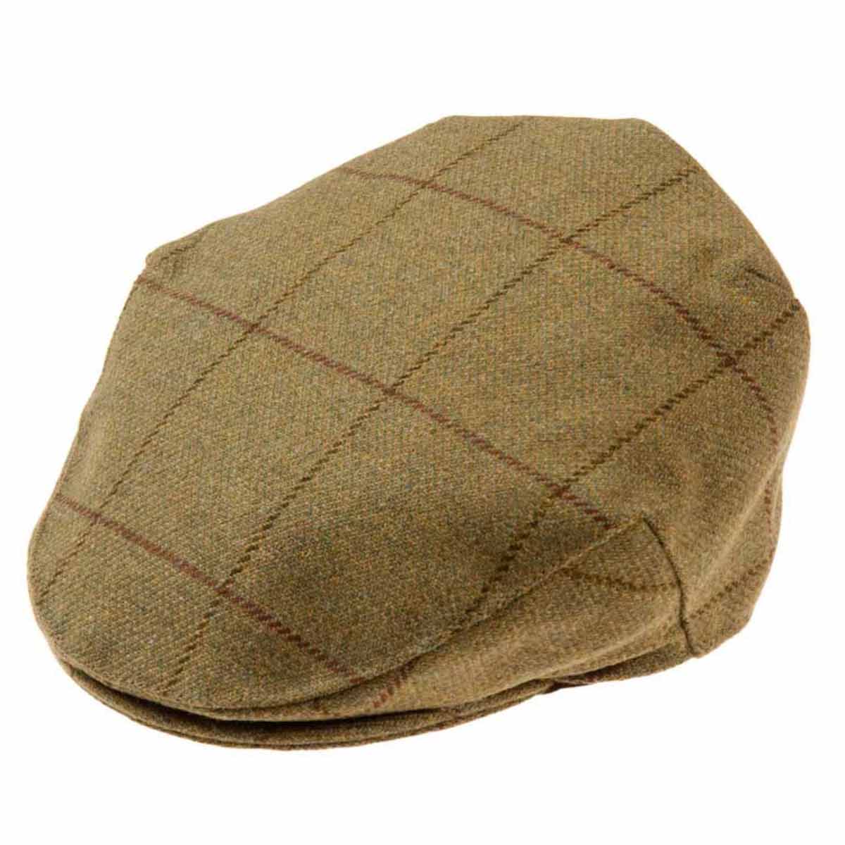 Alan Paine Rutland Tweed Cap - lichen