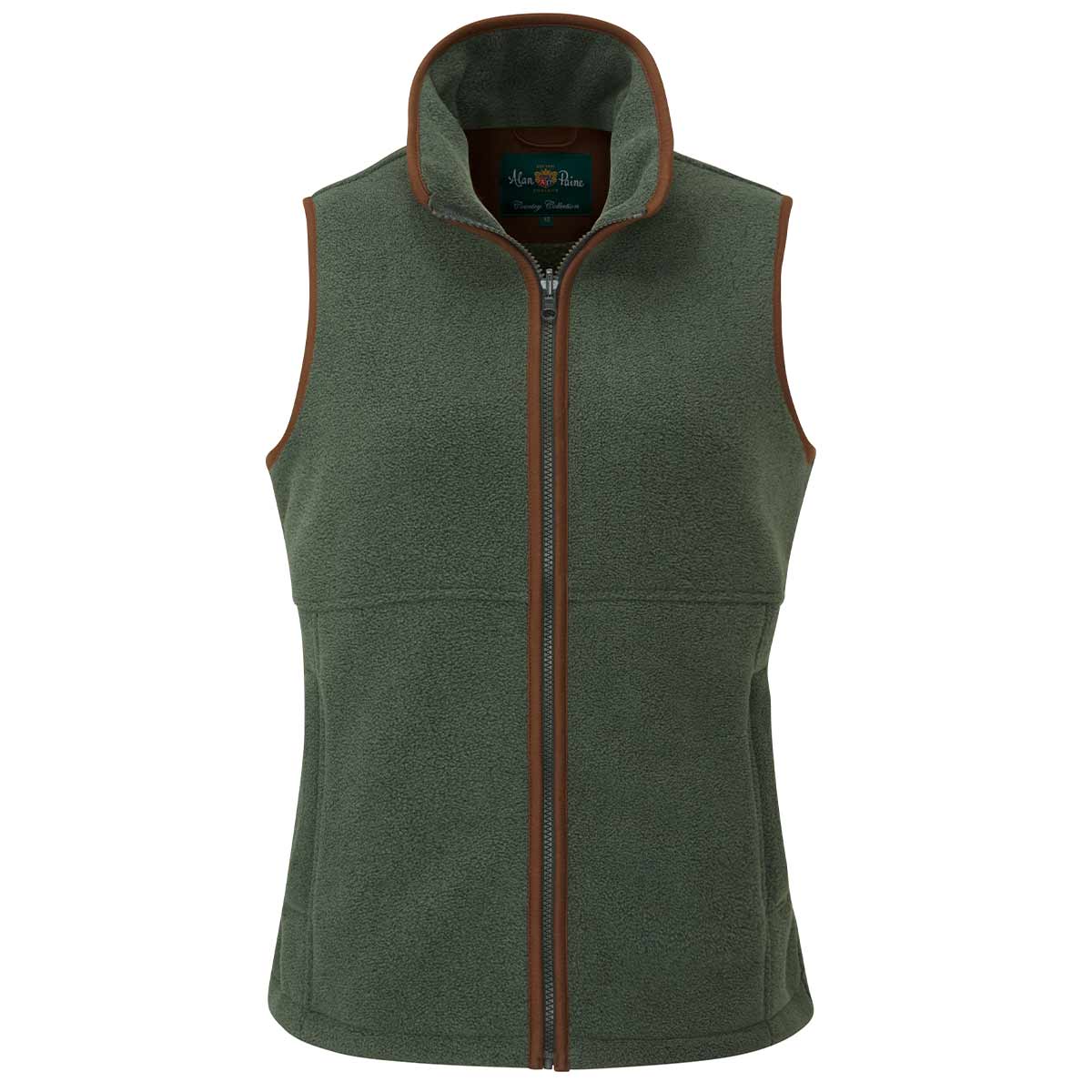 Alan Paine Aylsham Ladies Fleece Waistcoat - Cedar