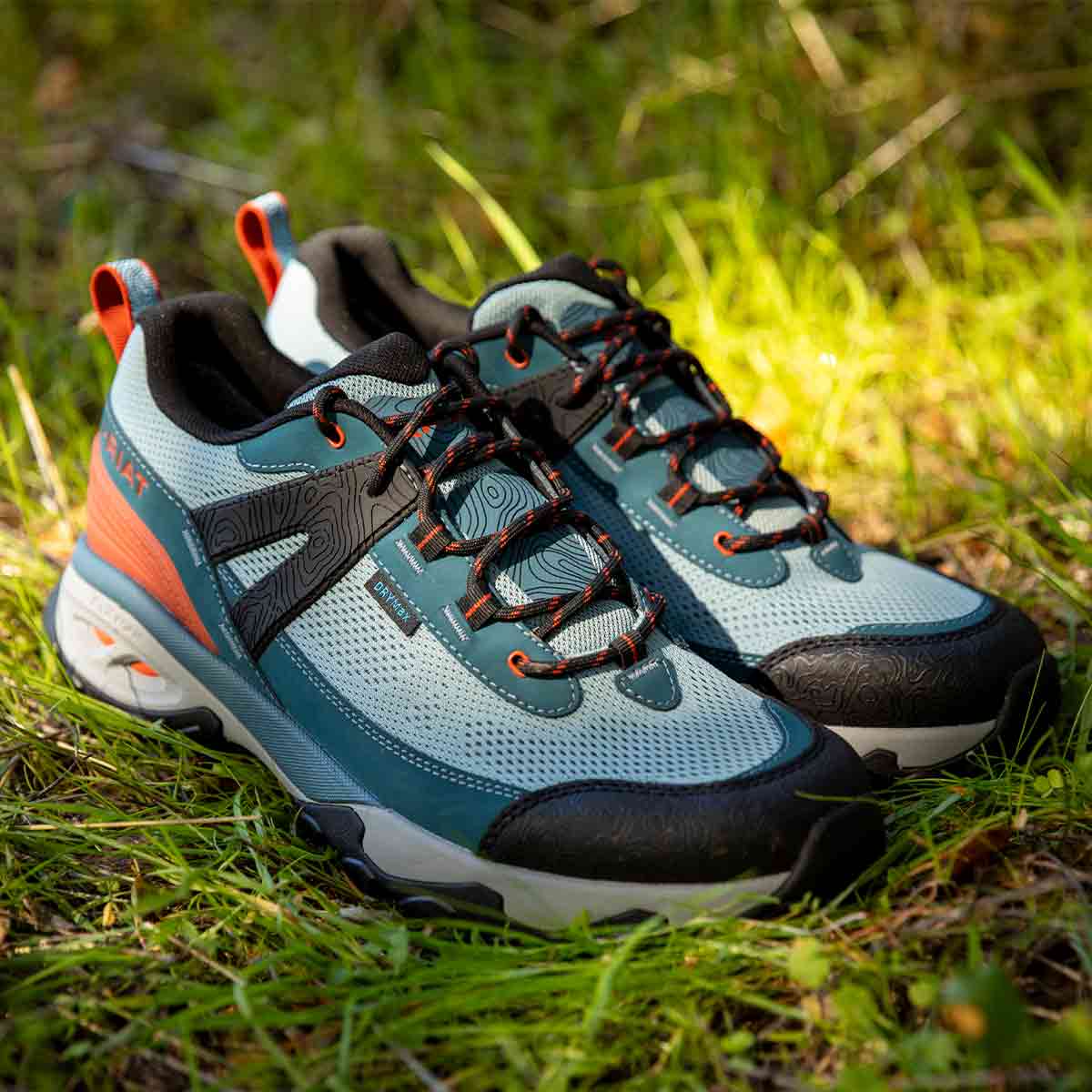 Ariat Men's Traverse Low Waterproof Hiking Shoes - Blue Depths - Lifestyle