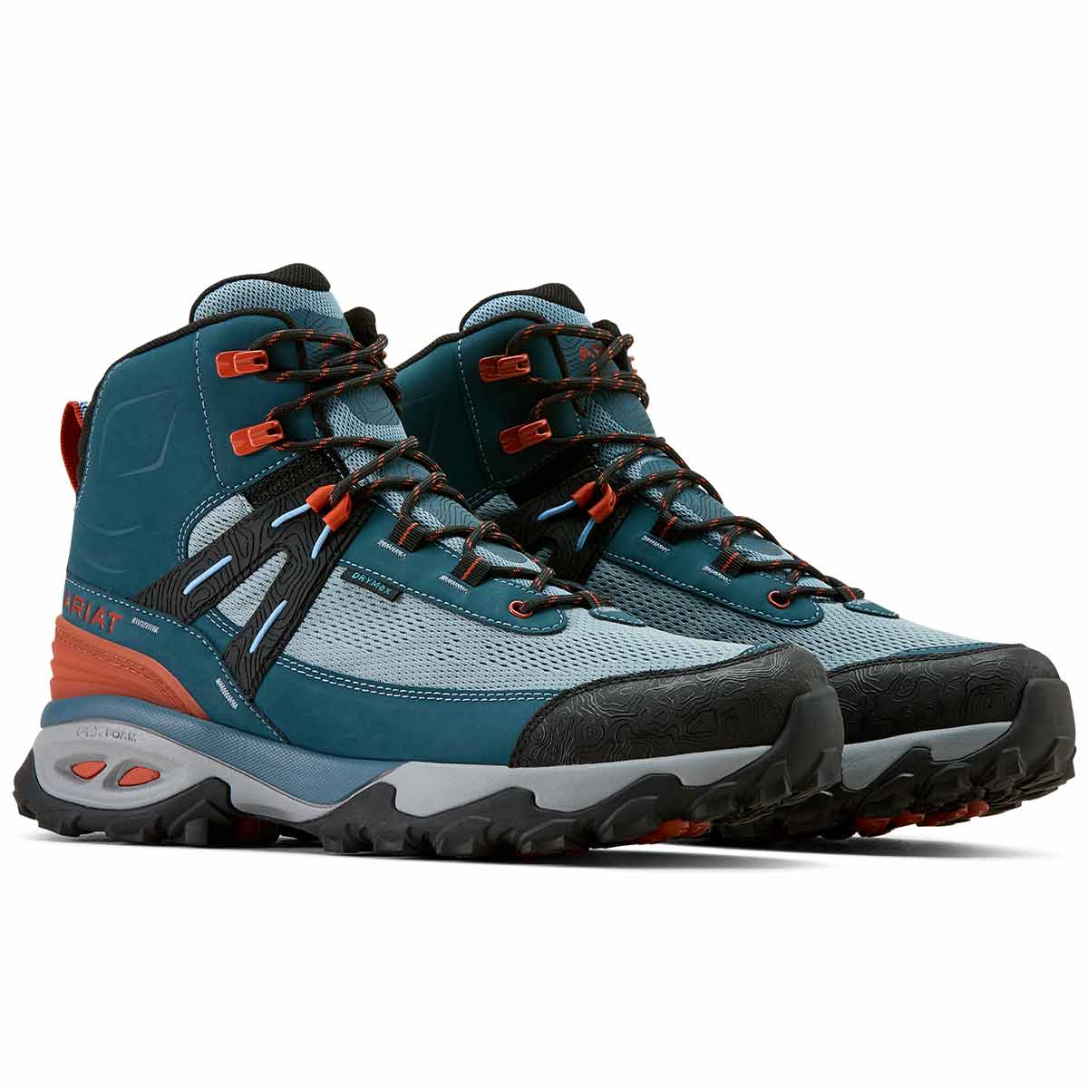 Ariat Men's Traverse Mid Waterproof Hiking Boots - Blue Depths