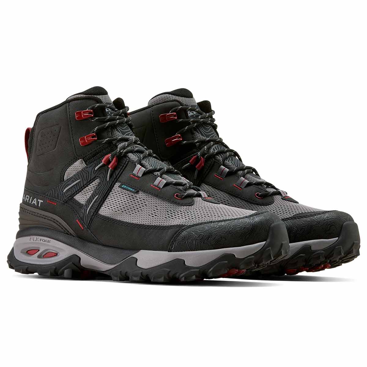 Ariat Men's Traverse Mid Waterproof Hiking Boots - Black