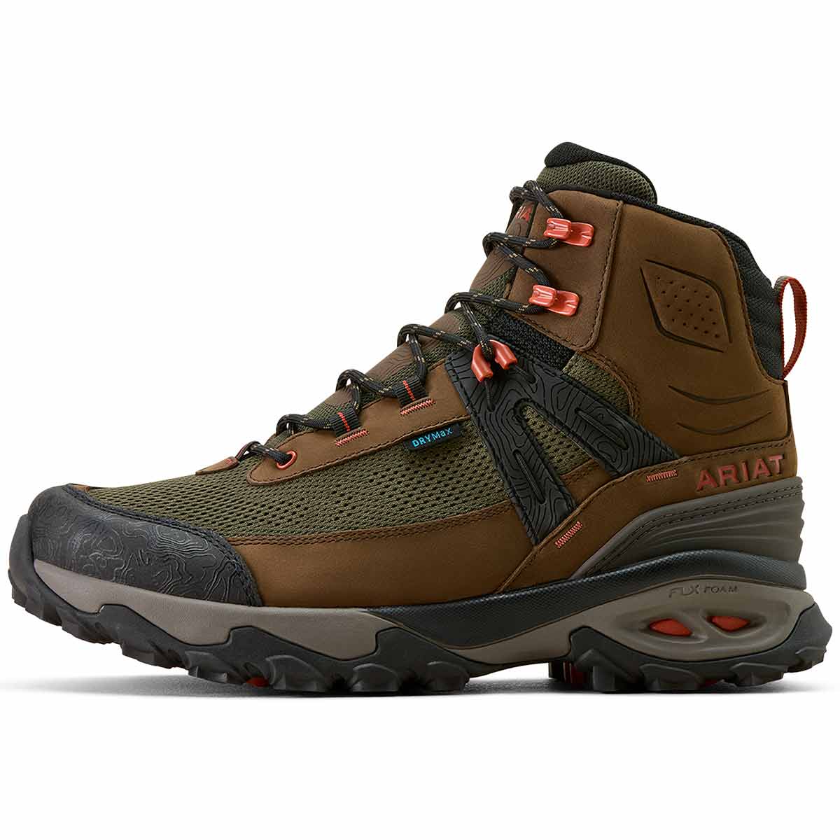 Ariat Men's Traverse Mid Waterproof Hiking Boots - Brown Bark