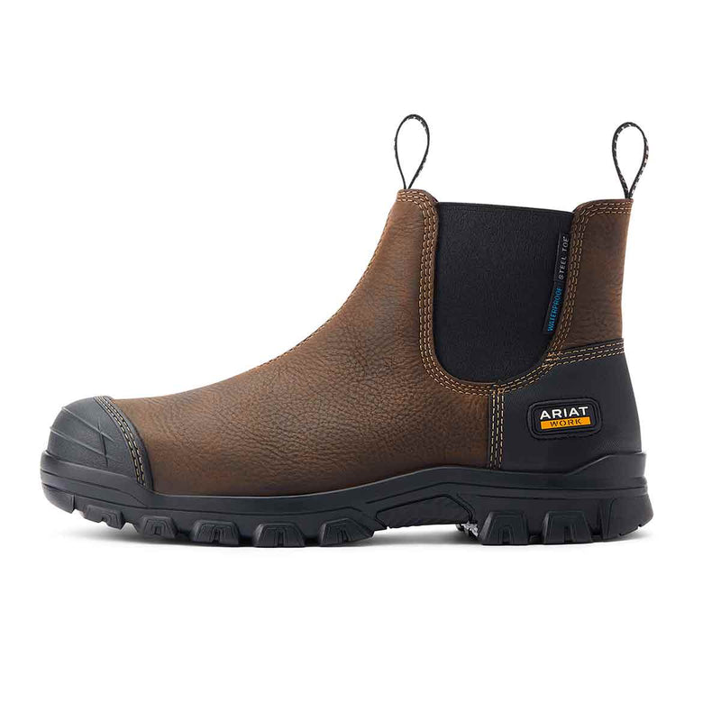Ariat Men's Treadfast Chelsea Waterproof Steel Toe Work Boot