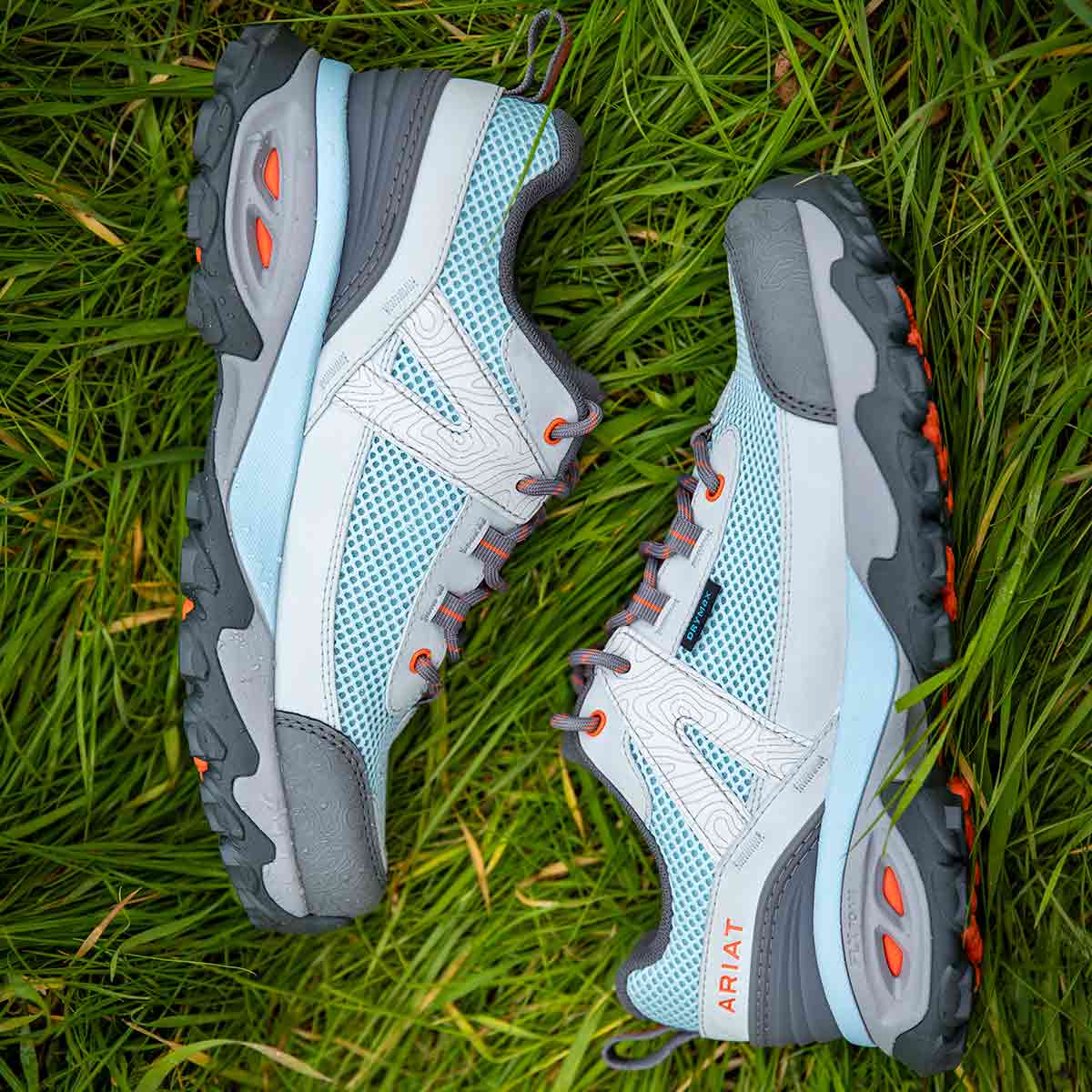 Ariat Women's Traverse Low Waterproof Hiking Shoes - Blue Breeze - Lifestyle