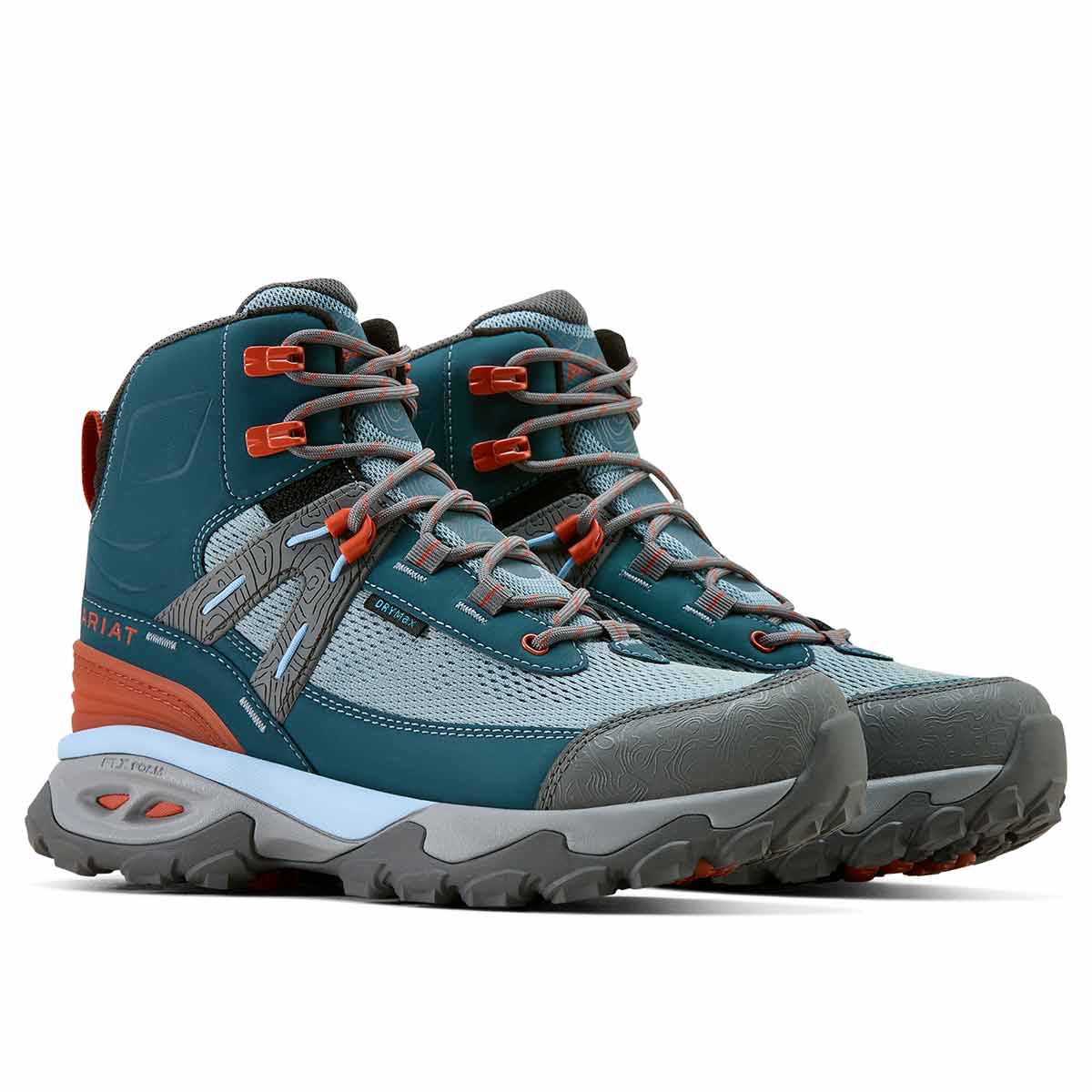 Ariat Women's Traverse Mid Waterproof Hiking Boots - Blue Depths