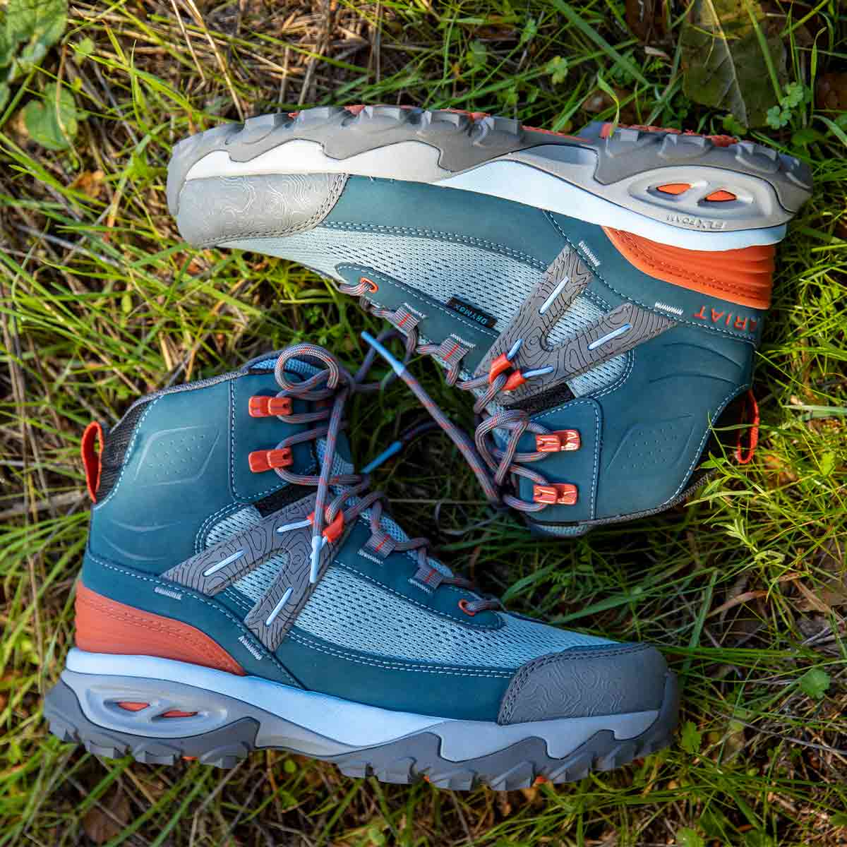 Ariat Women's Traverse Mid Waterproof Hiking Boots - Blue Depths - Lifestyle