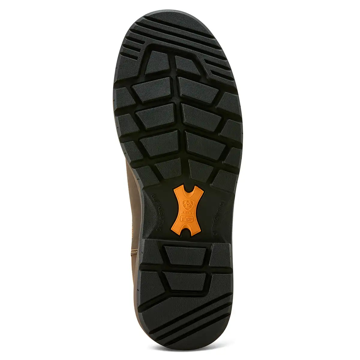 Ariat Women's Riveter Chelsea Waterproof Composite Toe Work Boot - Dark Brown - Sole