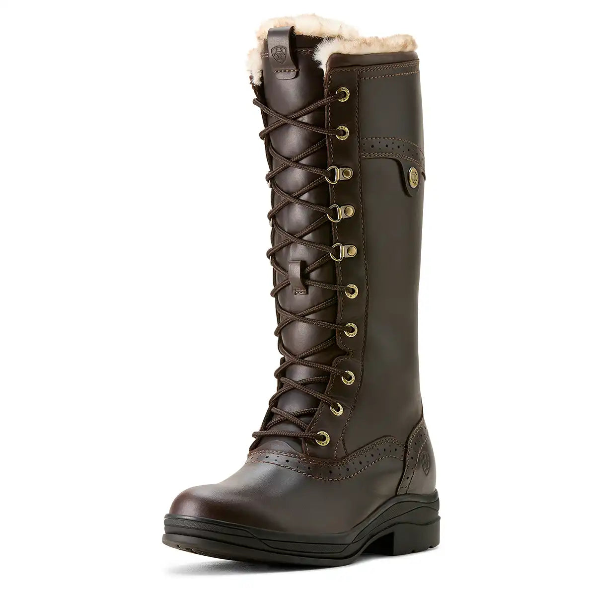 Ariat Women's Wythburn II Sherpa Waterproof Boots - Dark Mocha - Front