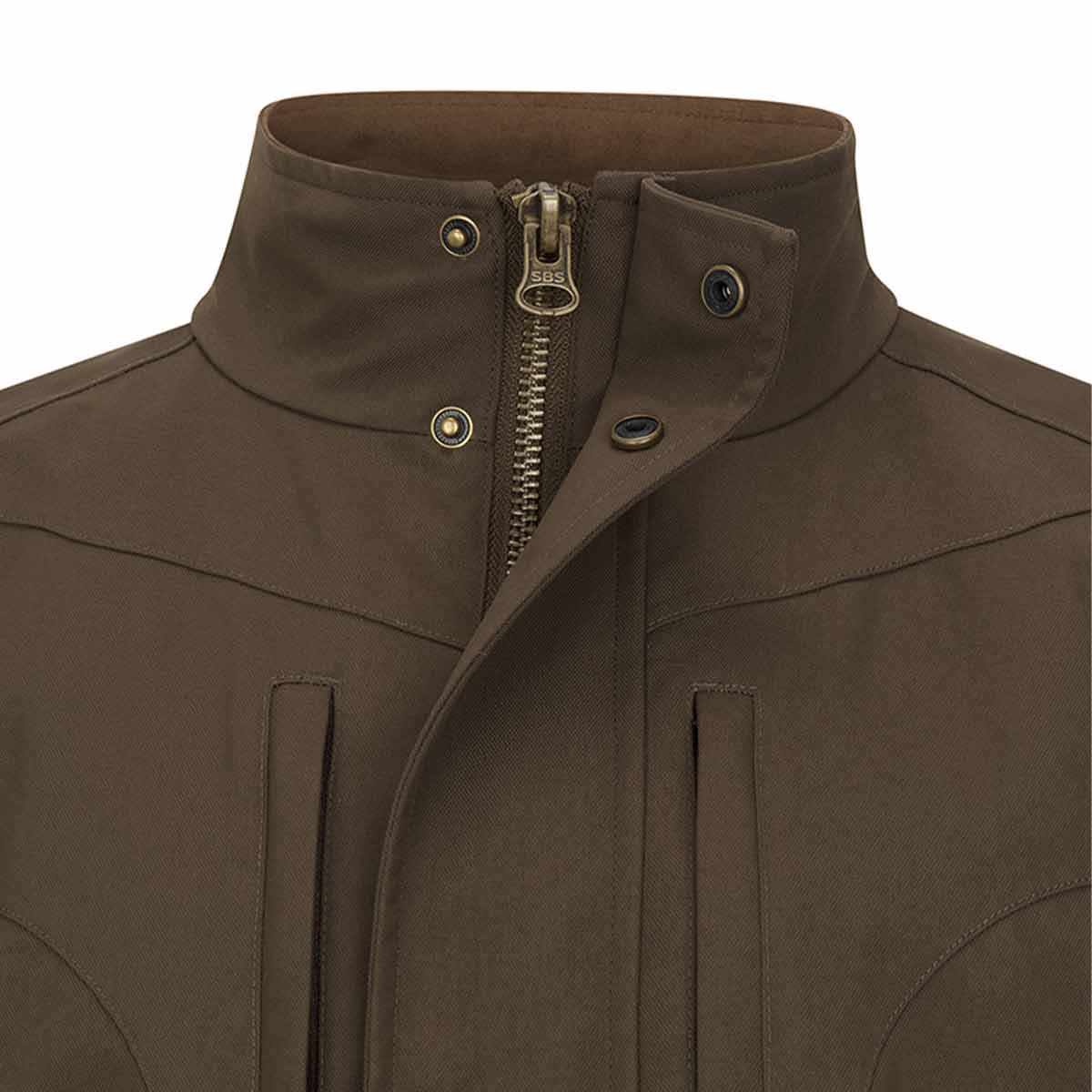 Hoggs of Fife Ballater Waterproof Field Waistcoat - Mens - Collar