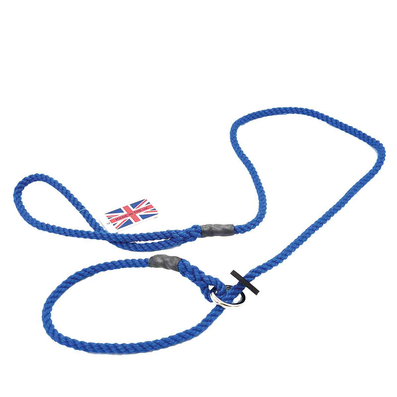 Bisley Deluxe 6mm Dog Lead Blue