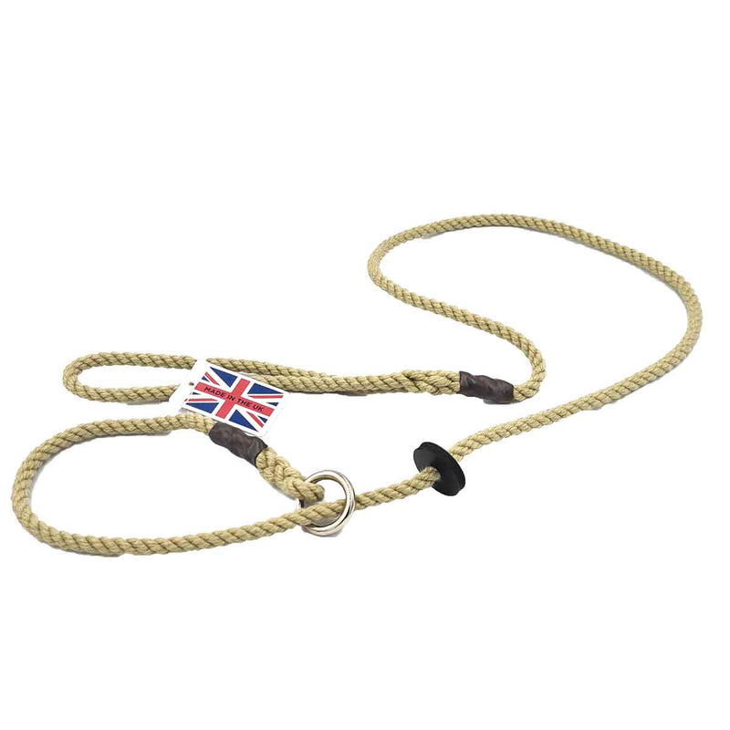 Bisley Deluxe 6mm Dog Lead Natural