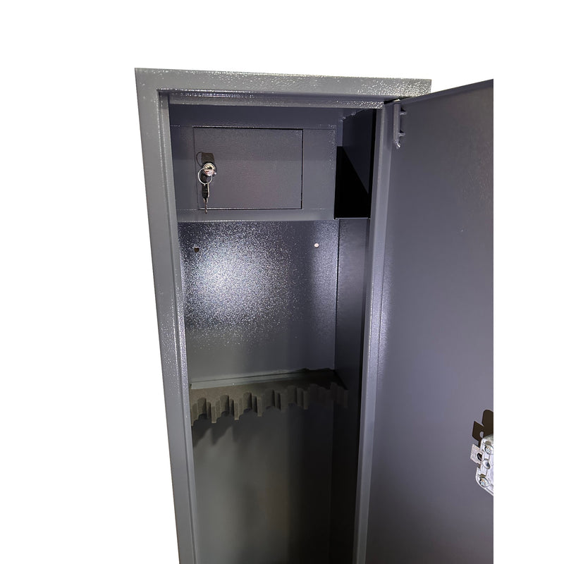 Boston Security BSEC10 10-Gun Safe gun cabinet with ammunition locker
