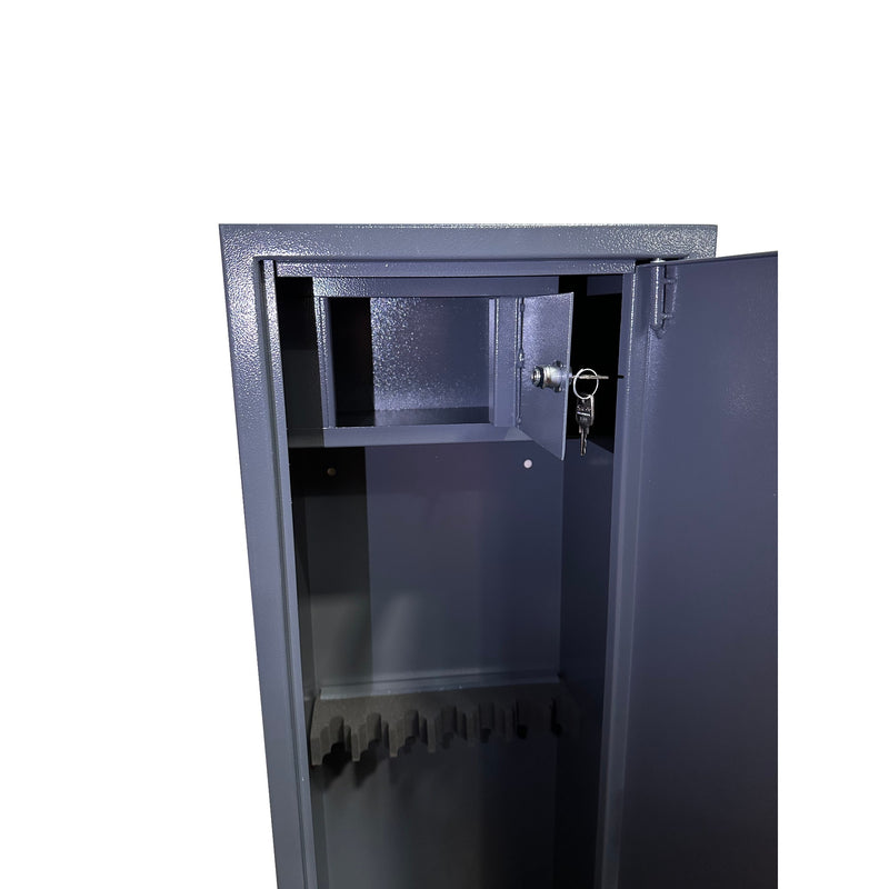 Boston Security BSEC10 10-Gun Safe gun cabinet with ammunition locker