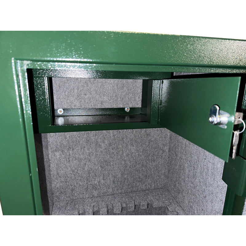 Boston Security BSEC14 14-Gun Safe with and digital lock and ammunition locker