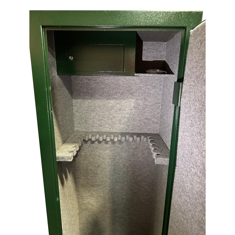 Boston Security BSEC18 18-Gun Safe with and digital lock and ammunition locker