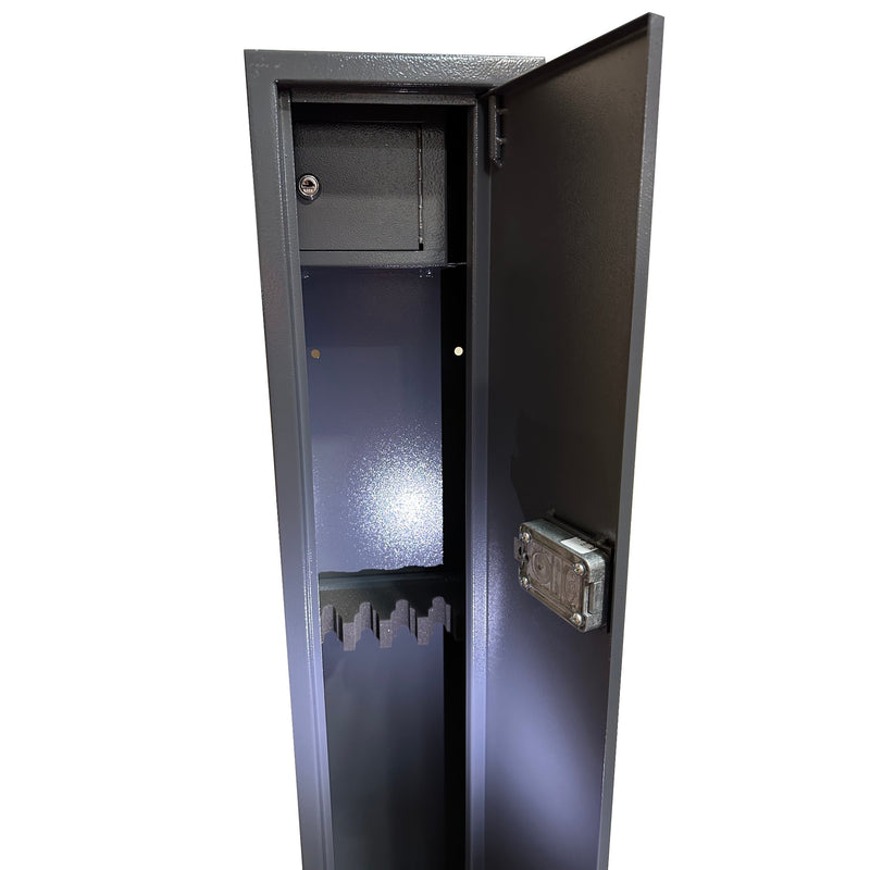 Boston Security BSEC5 5-Gun Safe Gun Cabinet with ammunition locker