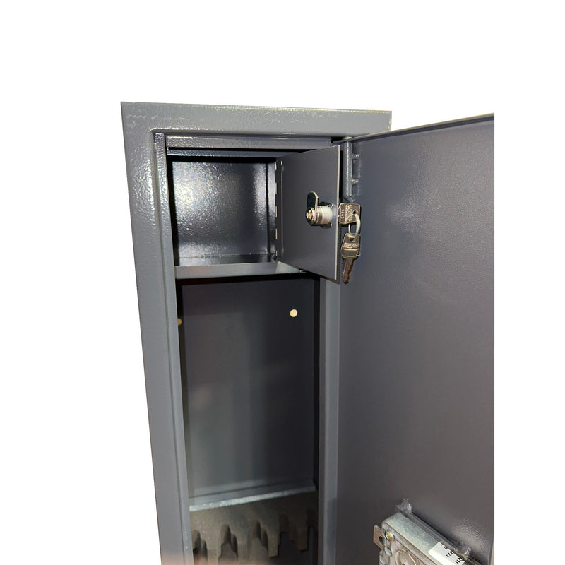 Boston Security BSEC5 5-Gun Safe Gun Cabinet with ammunition locker