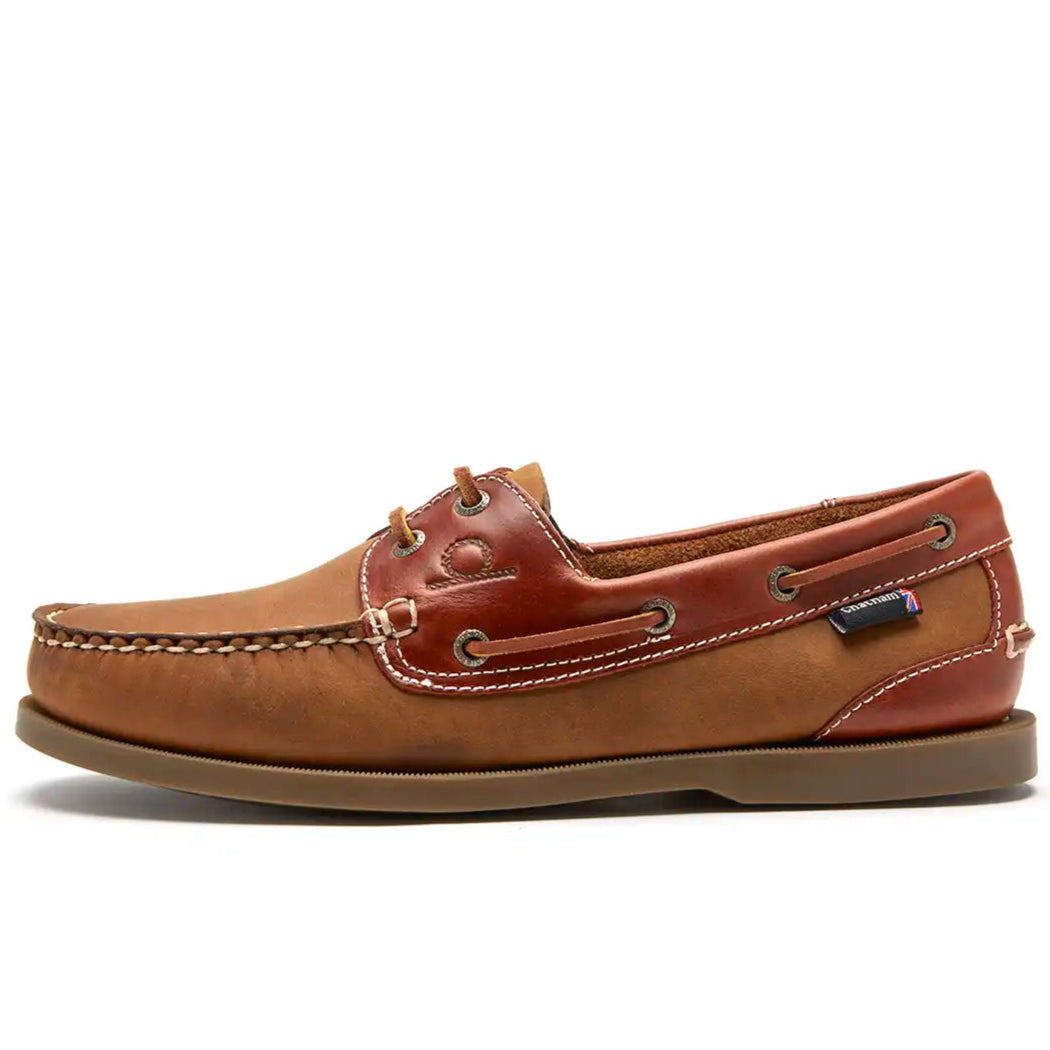 Chatham Bermuda II G2 Men's Deck Shoes - Walnut/Seahorse - Left Shoe