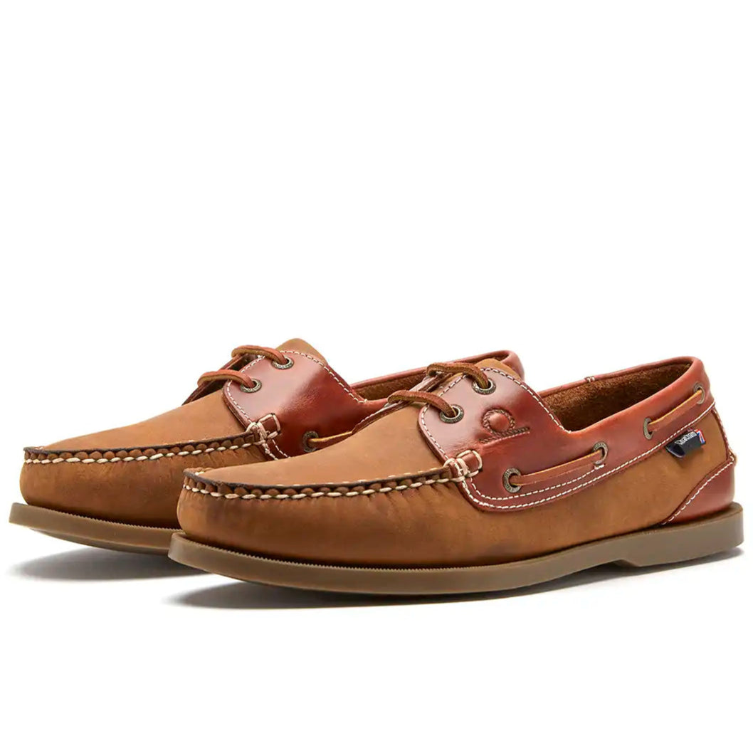 Chatham Bermuda II G2 Men's Deck Shoes - Walnut/Seahorse - Pair