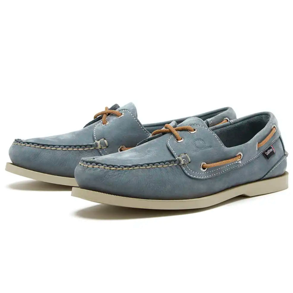 Chatham Compass II G2 Men's Deck Shoes- Sky Blue- pair