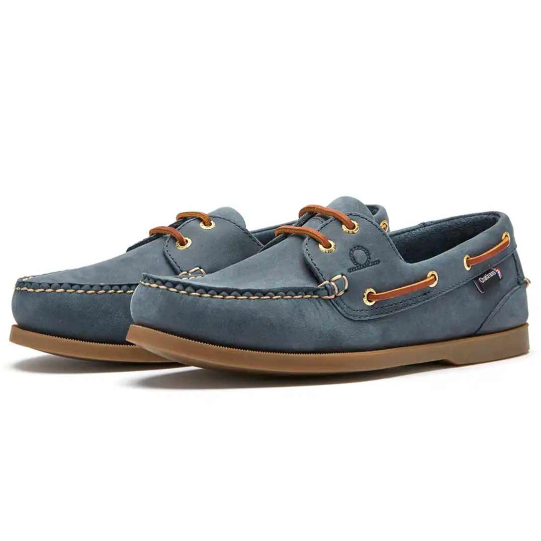 Chatham The Deck II G2 Men's Deck Shoes- Blue- pair