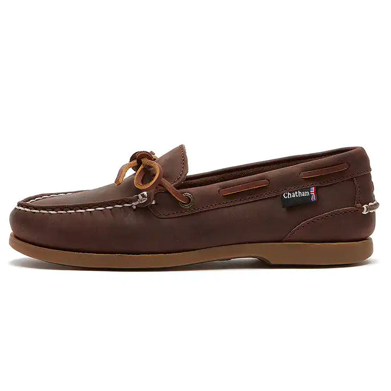Chatham Olivia Lady G2 Women's Deck Shoes - Chocolate - Left Shoe