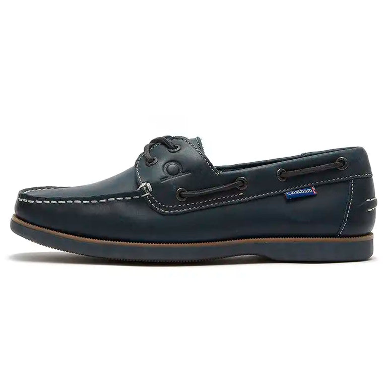 Chatham Whitstable Men's Deck Shoes - Navy - Left