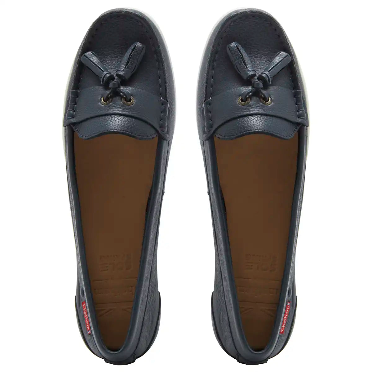 Chatham Pulau Women's Loafer- Navy- top view