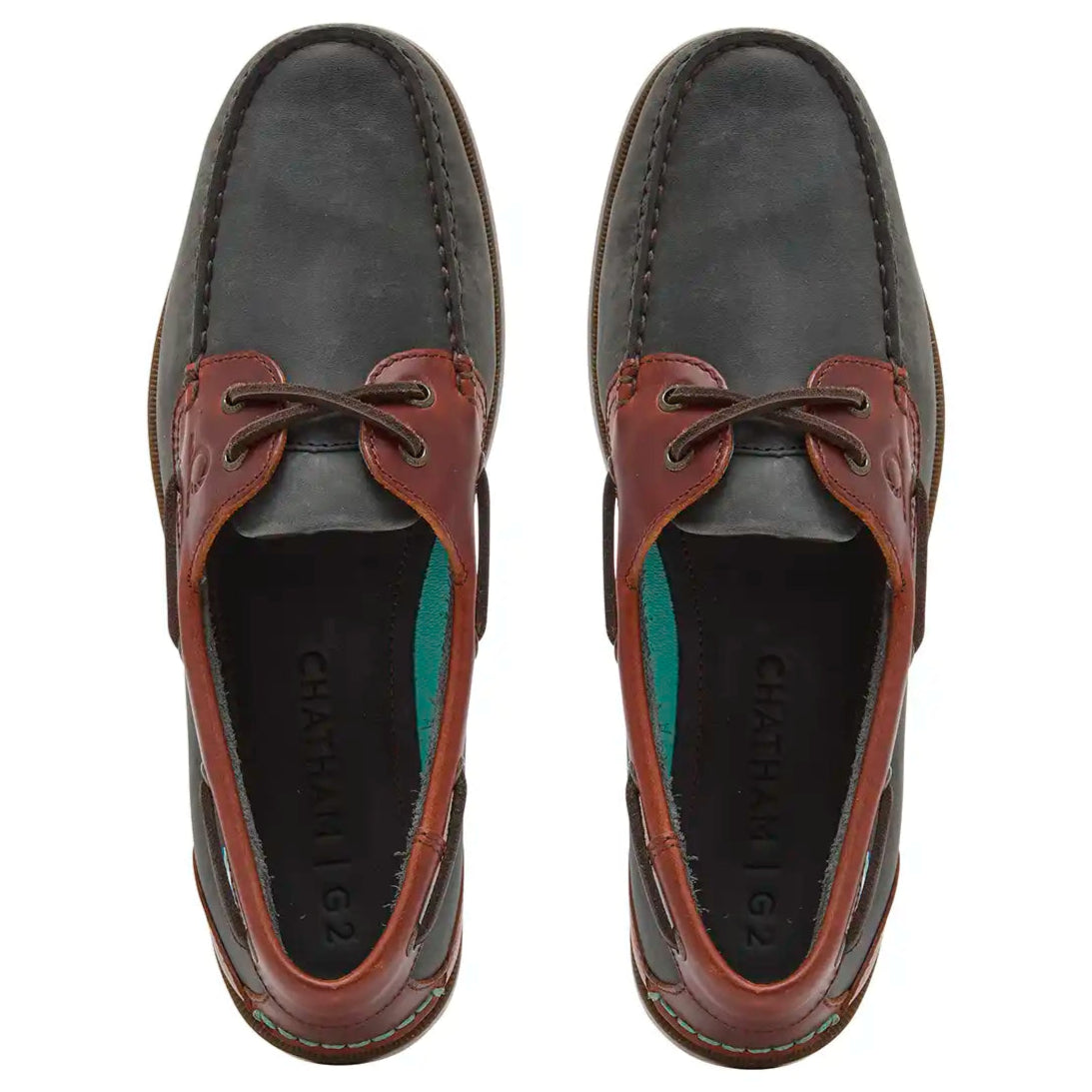 Chatham Bermuda Lady G2 Women's Deck Shoes - Navy/Seahorse - Pair