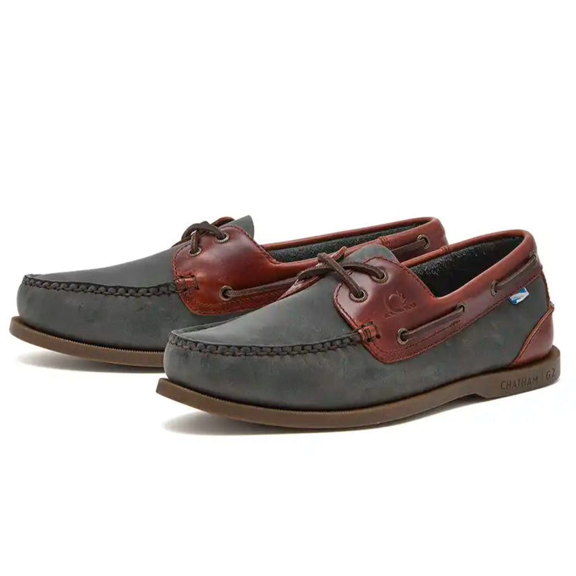 Chatham Bermuda Lady G2 Women's Deck Shoes - Navy/Seahorse - Pair