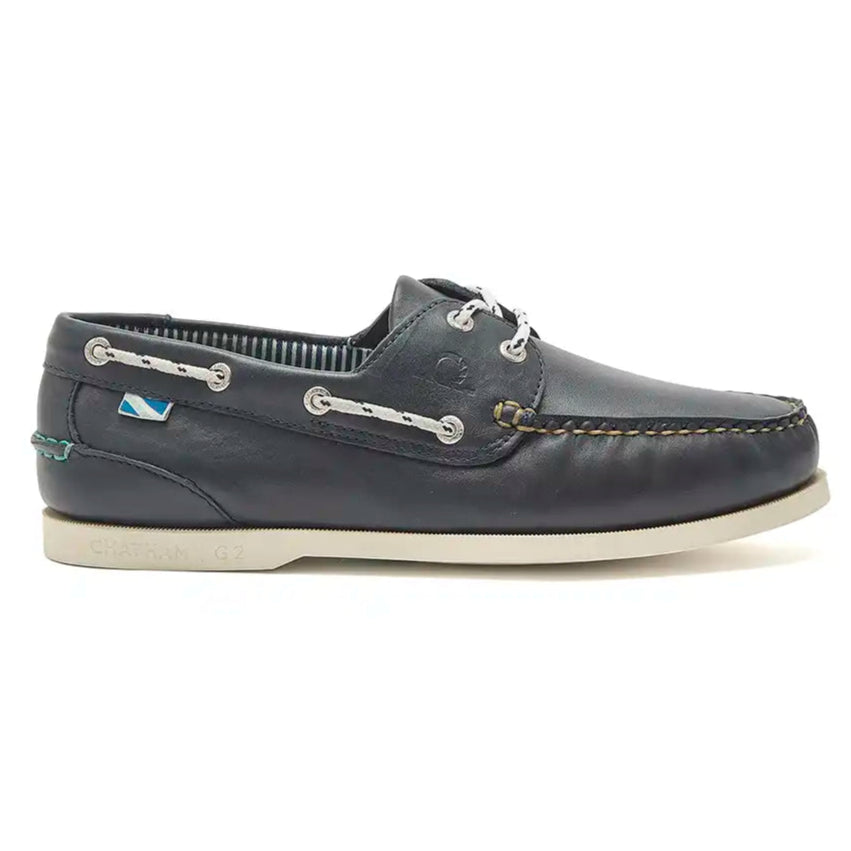 Chatham Crew G2 Men's Deck Shoes- Navy- side
