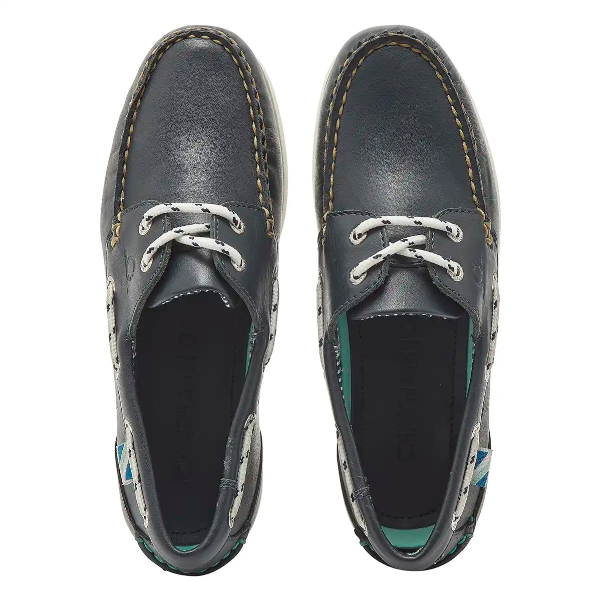 Chatham Crew Lady G2 Women's Deck Shoes- Navy- top view