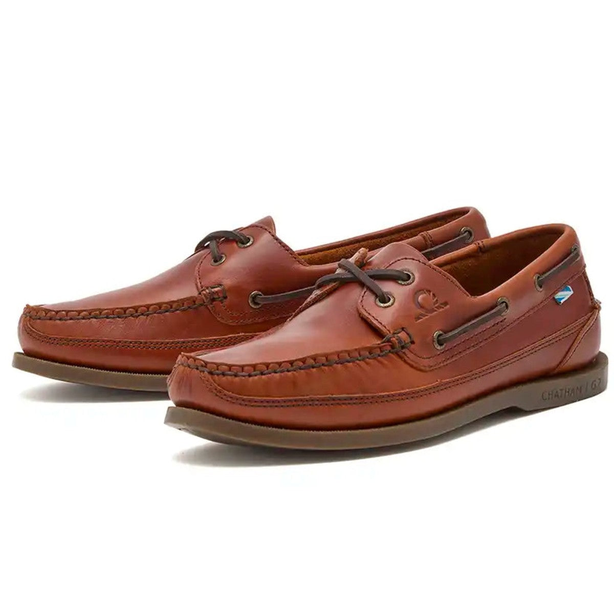 Chatham Kayak II G2 Men's Deck Shoes- Chestnu