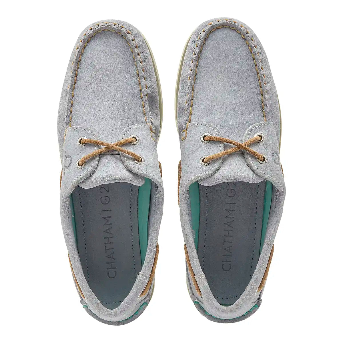 Chatham Pippa Lady II G2 Repello Women's Suede Deck Shoes- Lavender- side view