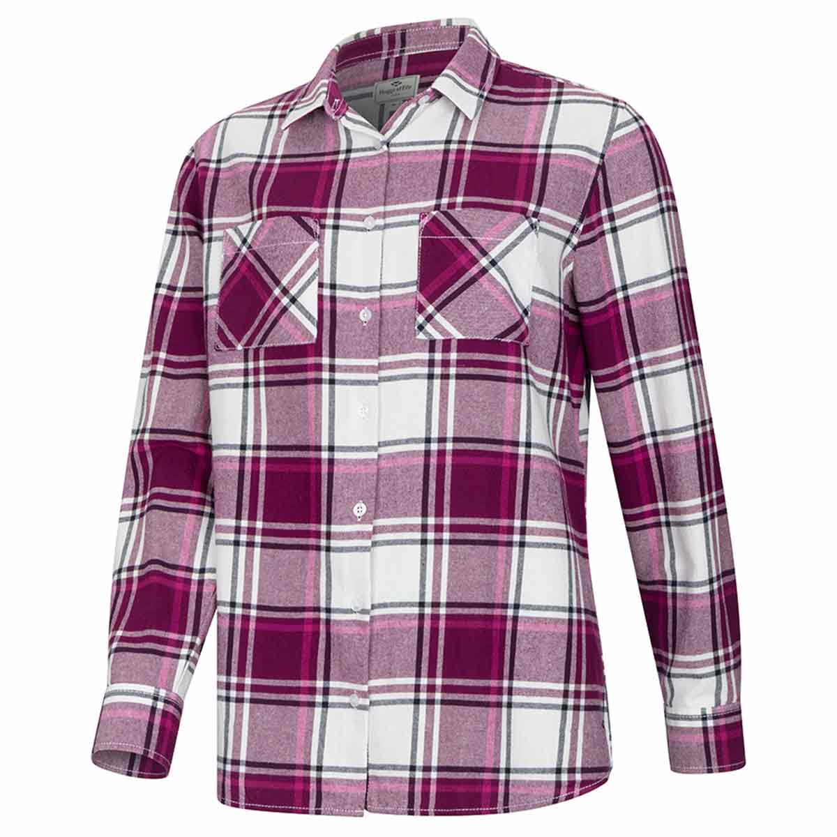 Caitlyn Check Flannel Shirt - Womens - Front