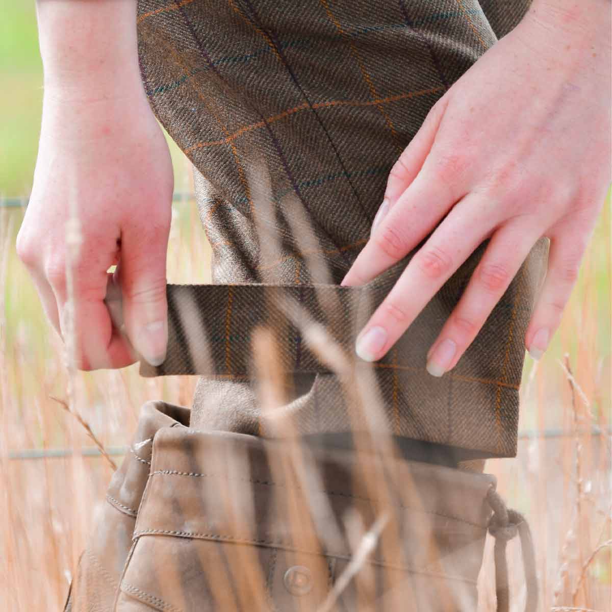 Laksen Cara Tweed Breeks - Detail