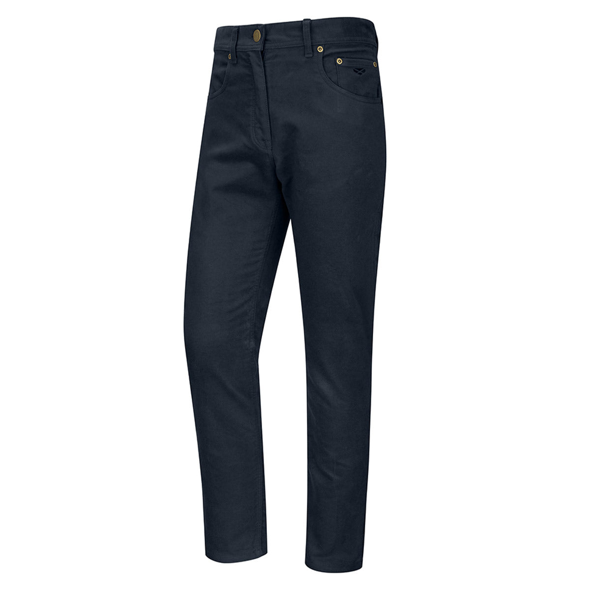 Hoggs of Fife Carrick Technical Stretch Moleskin Trousers - Navy - Front