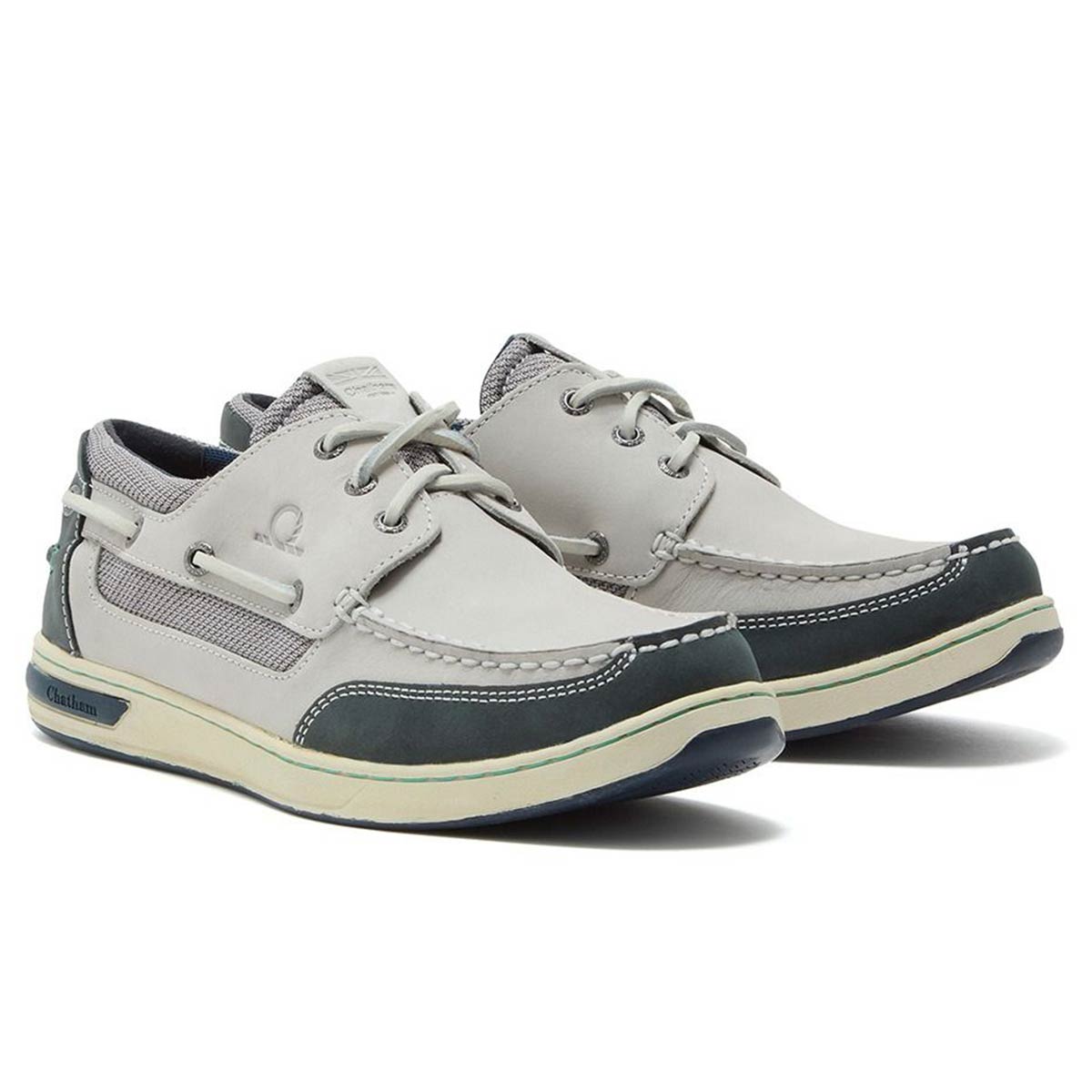 Chatham Buton G2 Men's Deck Shoes - Off White/Navy