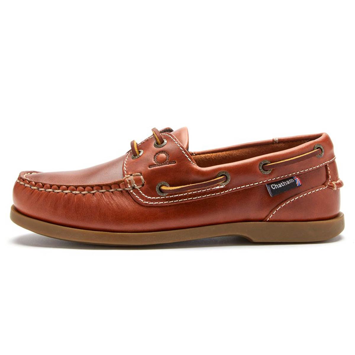Chatham Deck Lady II G2 Women's Deck Shoes - Chestnut -  Left