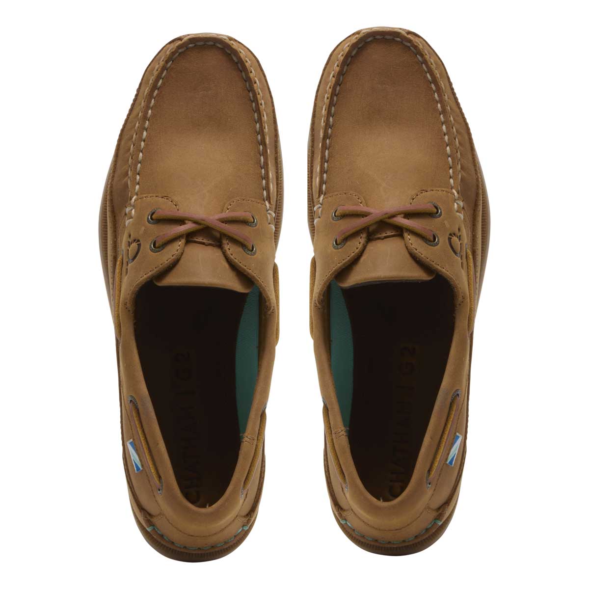 Chatham Kayak II G2 Men's Deck Shoes - Walnut - Above