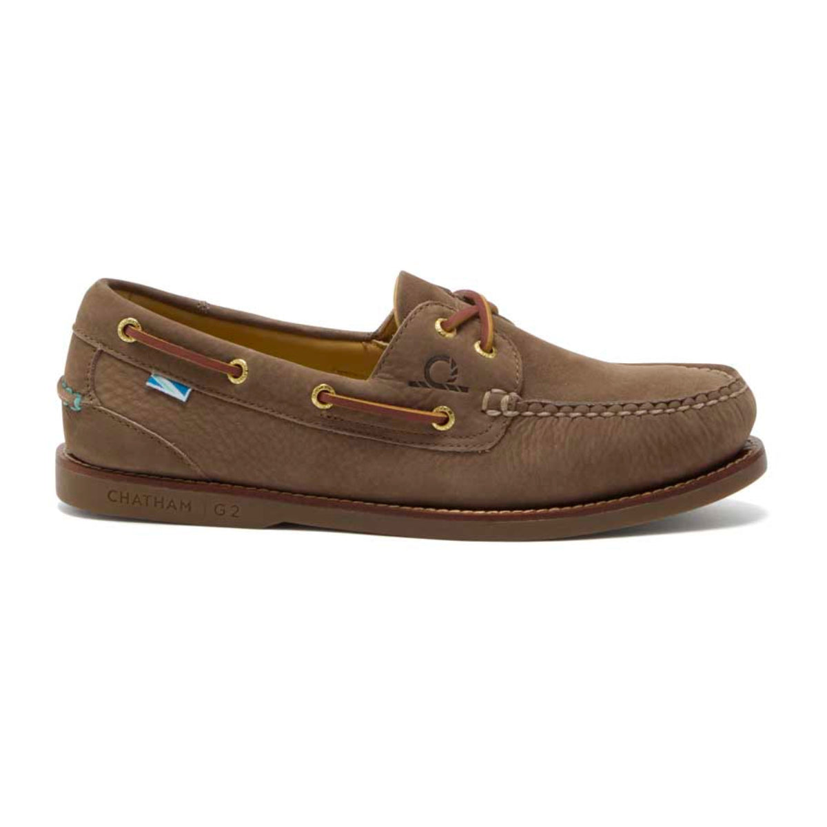 Chatham Lyme G2 Deck Shoes - Fossil - Right