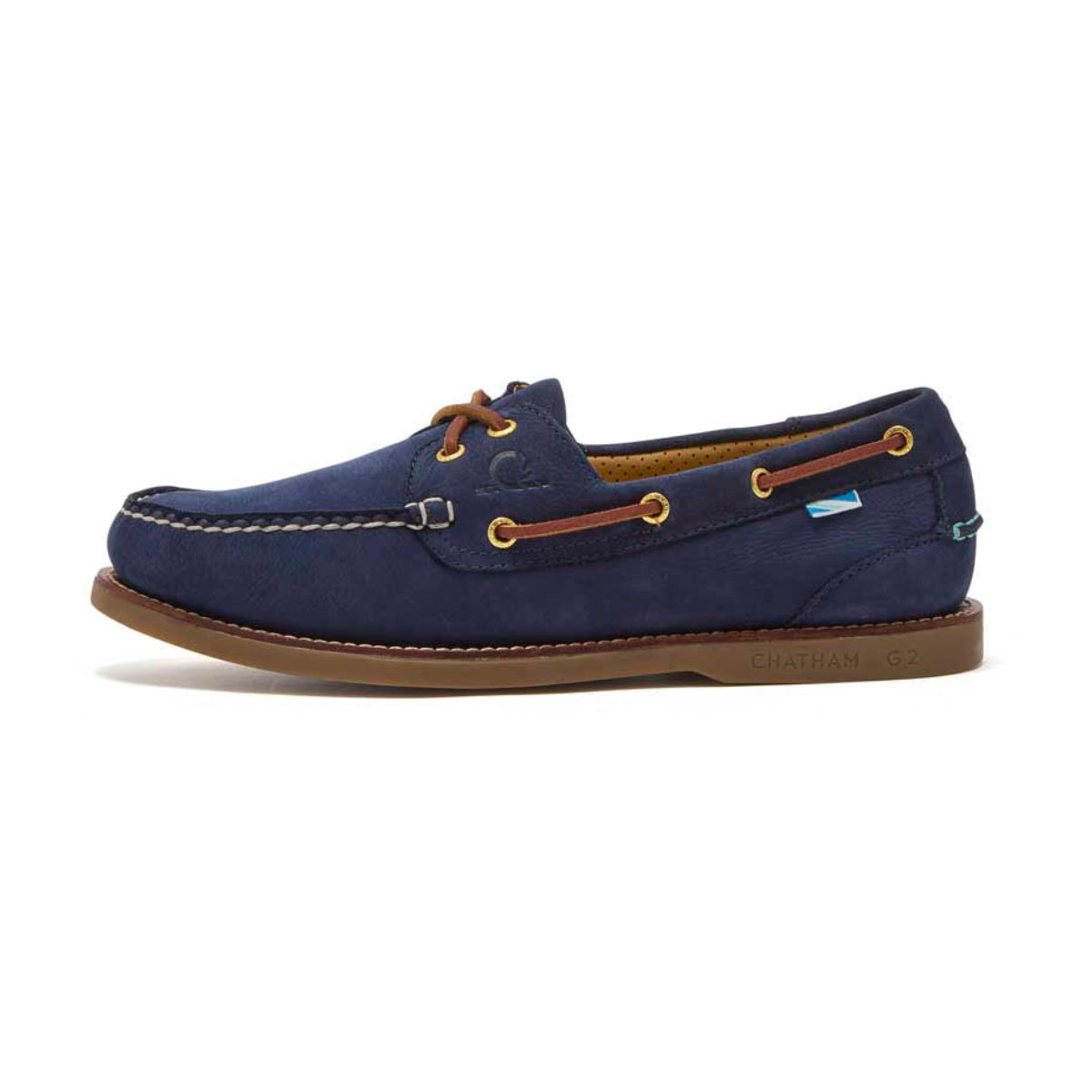 Chatham Lyme G2 Deck Shoes - Navy - Left