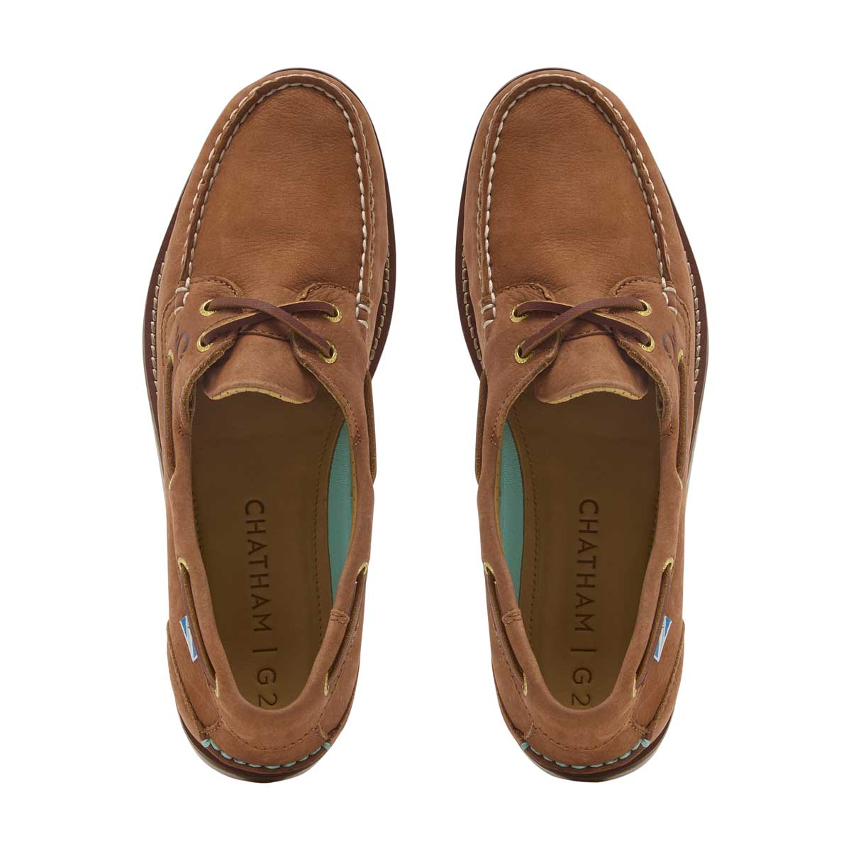 Chatham Lyme G2 Deck Shoes - Tan - Above